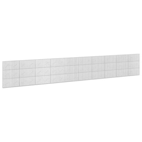vidaXL Gabión s drôtom 5 mm a sieťou 5x5 cm 1000x10x150 cm – Obrázok 2