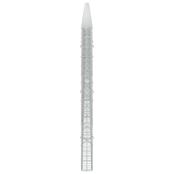 vidaXL Gabión s drôtom 5 mm a sieťou 5x5 cm 1000x10x150 cm – Obrázok 4