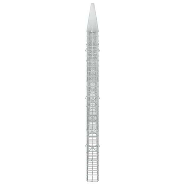 vidaXL Gabión s drôtom 5 mm a sieťou 5x5 cm 1150x10x150 cm – Obrázok 4