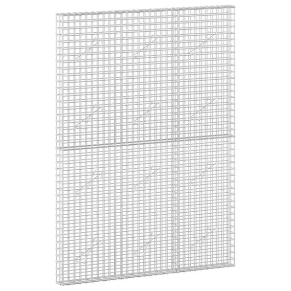 vidaXL Gabión s drôtom 5 mm a sieťou 5x5 cm 150x10x200 cm – Obrázok 2