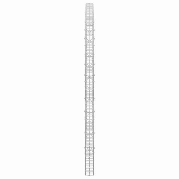 vidaXL Gabión s drôtom 5 mm a sieťou 5x5 cm 150x10x200 cm – Obrázok 4