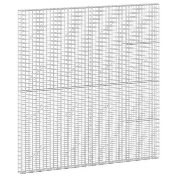 vidaXL Gabión s drôtom 5 mm a sieťou 5x5 cm 200x10x200 cm – Obrázok 2
