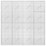 vidaXL Gabión s drôtom 5 mm a sieťou 5x5 cm 200x10x200 cm – Obrázok 3