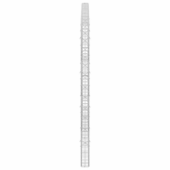 vidaXL Gabión s drôtom 5 mm a sieťou 5x5 cm 200x10x200 cm – Obrázok 4