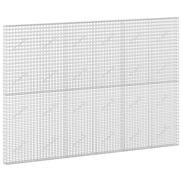 vidaXL Gabión s drôtom 5 mm a sieťou 5x5 cm 300x10x200 cm – Obrázok 2