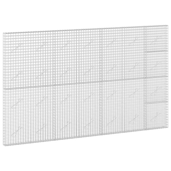 vidaXL Gabión s drôtom 5 mm a sieťou 5x5 cm 350x10x200 cm – Obrázok 2