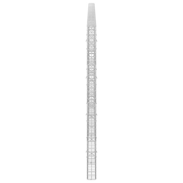 vidaXL Gabión s drôtom 5 mm a sieťou 5x5 cm 350x10x200 cm – Obrázok 4