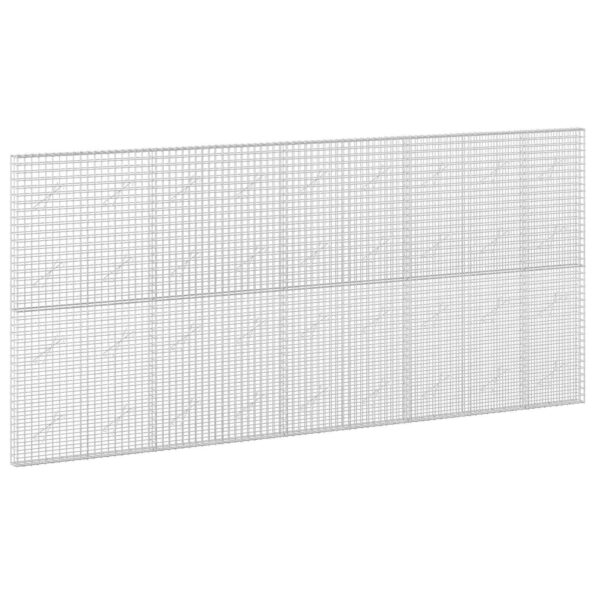 vidaXL Gabión s drôtom 5 mm a sieťou 5x5 cm 450x10x200 cm – Obrázok 2