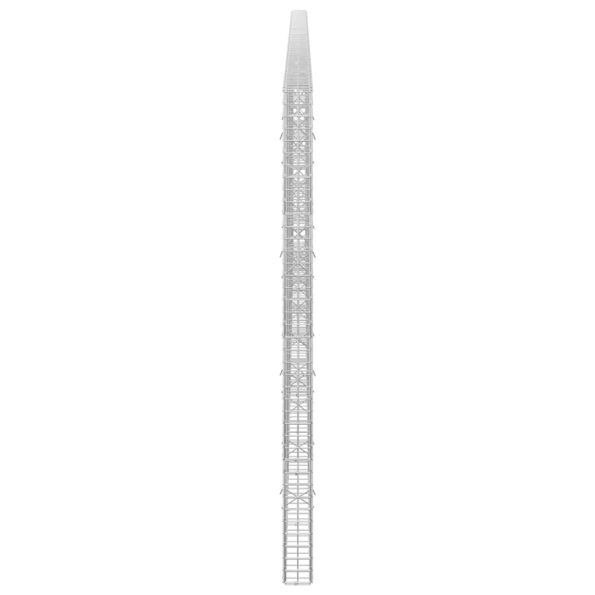 vidaXL Gabión s drôtom 5 mm a sieťou 5x5 cm 500x10x200 cm – Obrázok 4