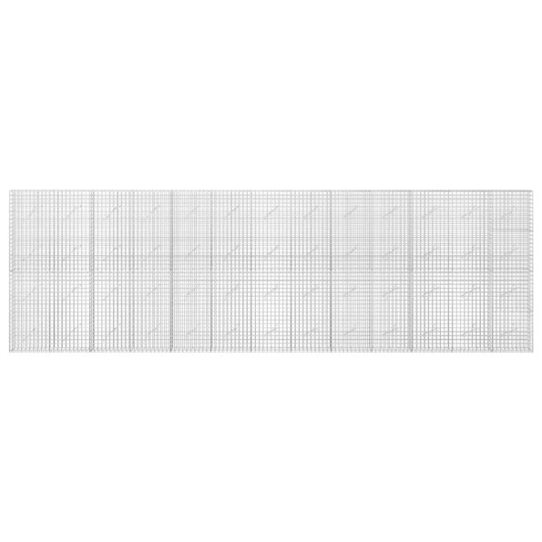vidaXL Gabión s drôtom 5 mm a sieťou 5x5 cm 650x10x200 cm – Obrázok 3