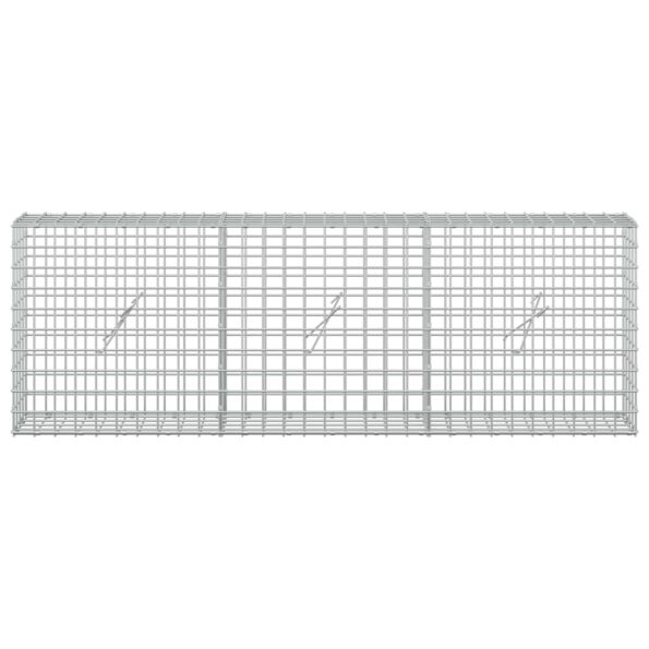 vidaXL Gabión s drôtom 5 mm a sieťou 5x5 cm 150x20x50 cm – Obrázok 3