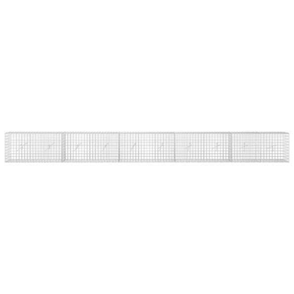 vidaXL Gabión s drôtom 5 mm a sieťou 5x5 cm 500x20x50 cm – Obrázok 3