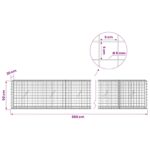 vidaXL Gabión s drôtom 5 mm a sieťou 5x5 cm 650x20x50 cm – Obrázok 6