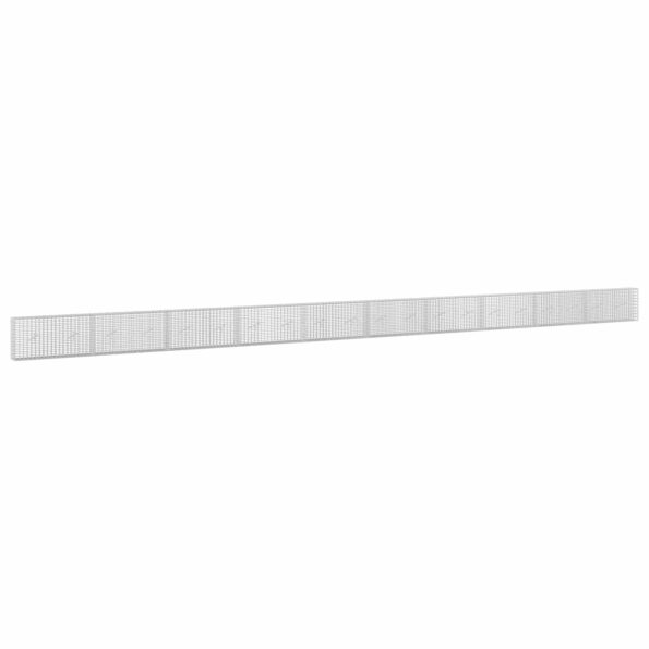 vidaXL Gabión s drôtom 5 mm a sieťou 5x5 cm 1000x20x50 cm – Obrázok 2