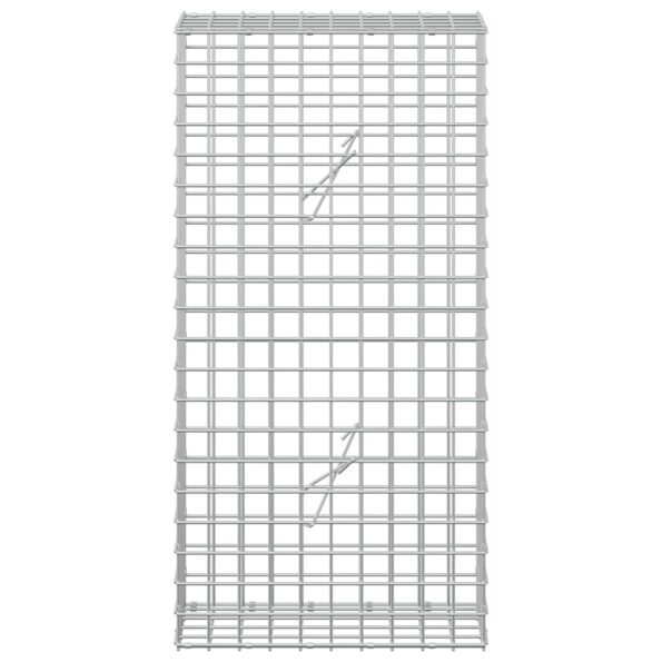 vidaXL Gabión s drôtom 5 mm a sieťou 5x5 cm 50x20x100 cm – Obrázok 3