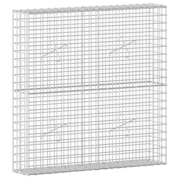 vidaXL Gabión s drôtom 5 mm a sieťou 5x5 cm 100x20x100 cm – Obrázok 2