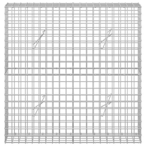 vidaXL Gabión s drôtom 5 mm a sieťou 5x5 cm 100x20x100 cm – Obrázok 3