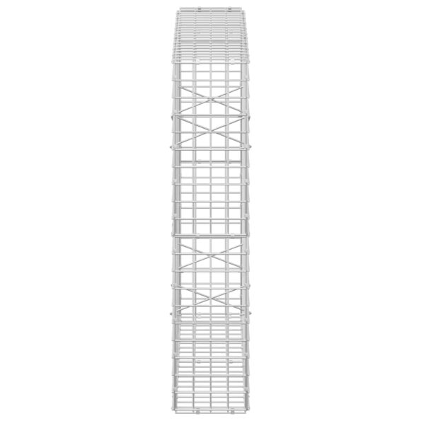 vidaXL Gabión s drôtom 5 mm a sieťou 5x5 cm 100x20x100 cm – Obrázok 4