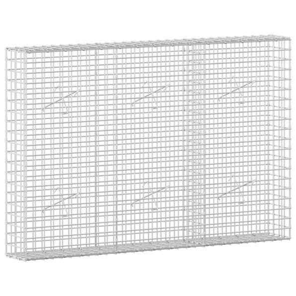 vidaXL Gabión s drôtom 5 mm a sieťou 5x5 cm 150x20x100 cm – Obrázok 2