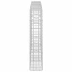 vidaXL Gabión s drôtom 5 mm a sieťou 5x5 cm 150x20x100 cm – Obrázok 4