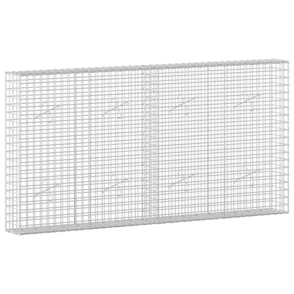 vidaXL Gabión s drôtom 5 mm a sieťou 5x5 cm 200x20x100 cm – Obrázok 2