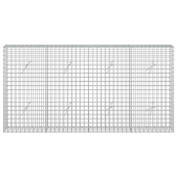 vidaXL Gabión s drôtom 5 mm a sieťou 5x5 cm 200x20x100 cm – Obrázok 3
