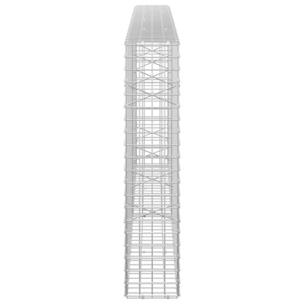 vidaXL Gabión s drôtom 5 mm a sieťou 5x5 cm 200x20x100 cm – Obrázok 4