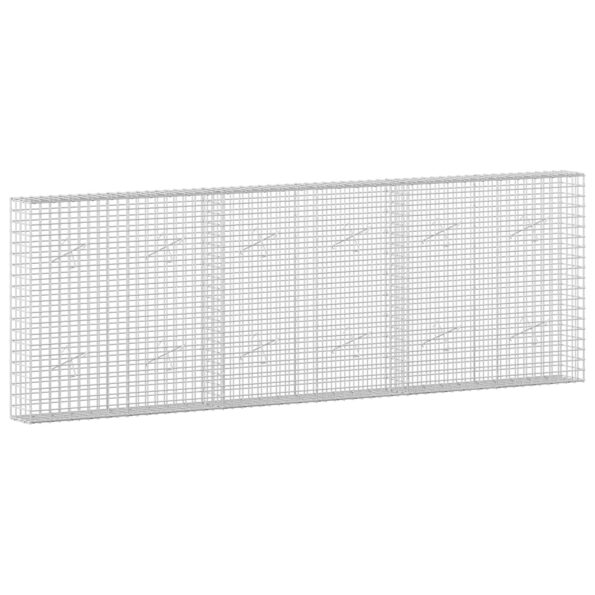 vidaXL Gabión s drôtom 5 mm a sieťou 5x5 cm 300x20x100 cm – Obrázok 2