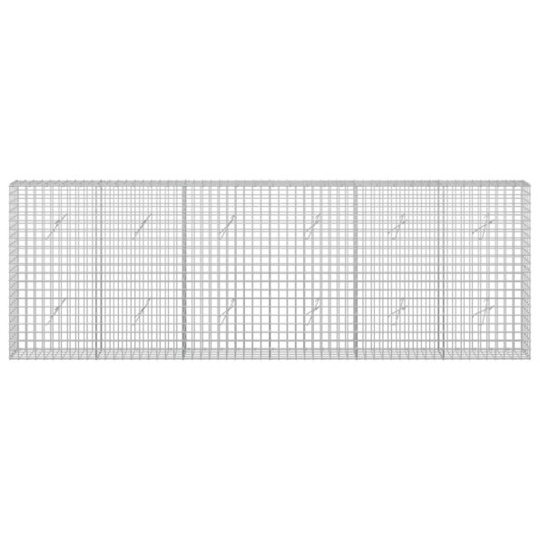 vidaXL Gabión s drôtom 5 mm a sieťou 5x5 cm 300x20x100 cm – Obrázok 3