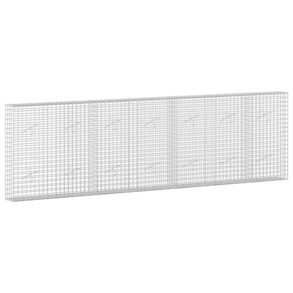 vidaXL Gabión s drôtom 5 mm a sieťou 5x5 cm 350x20x100 cm – Obrázok 2