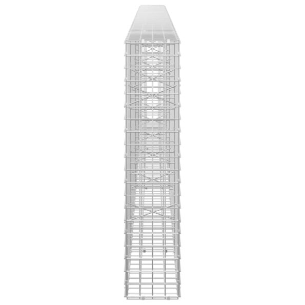 vidaXL Gabión s drôtom 5 mm a sieťou 5x5 cm 350x20x100 cm – Obrázok 4