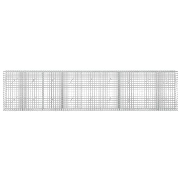 vidaXL Gabión s drôtom 5 mm a sieťou 5x5 cm 450x20x100 cm – Obrázok 3