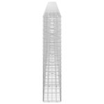 vidaXL Gabión s drôtom 5 mm a sieťou 5x5 cm 450x20x100 cm – Obrázok 4