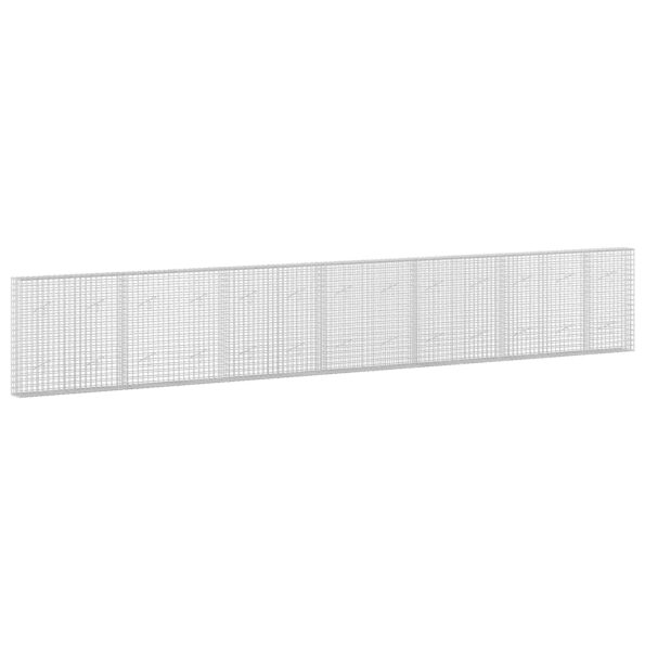 vidaXL Gabión s drôtom 5 mm a sieťou 5x5 cm 650x20x100 cm – Obrázok 2