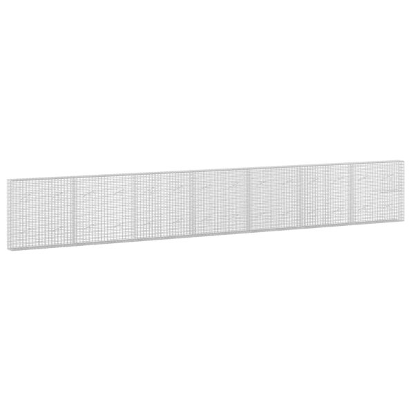 vidaXL Gabión s drôtom 5 mm a sieťou 5x5 cm 700x20x100 cm – Obrázok 2
