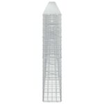 vidaXL Gabión s drôtom 5 mm a sieťou 5x5 cm 700x20x100 cm – Obrázok 4