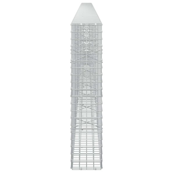 vidaXL Gabión s drôtom 5 mm a sieťou 5x5 cm 700x20x100 cm – Obrázok 4