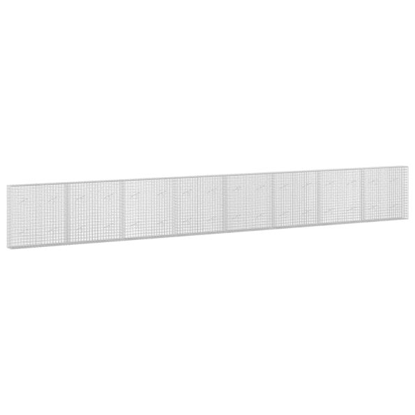 vidaXL Gabión s drôtom 5 mm a sieťou 5x5 cm 800x20x100 cm – Obrázok 2