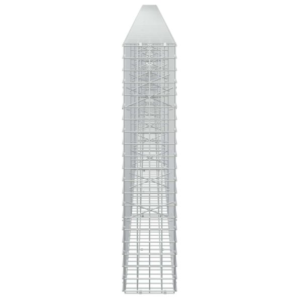vidaXL Gabión s drôtom 5 mm a sieťou 5x5 cm 800x20x100 cm – Obrázok 4