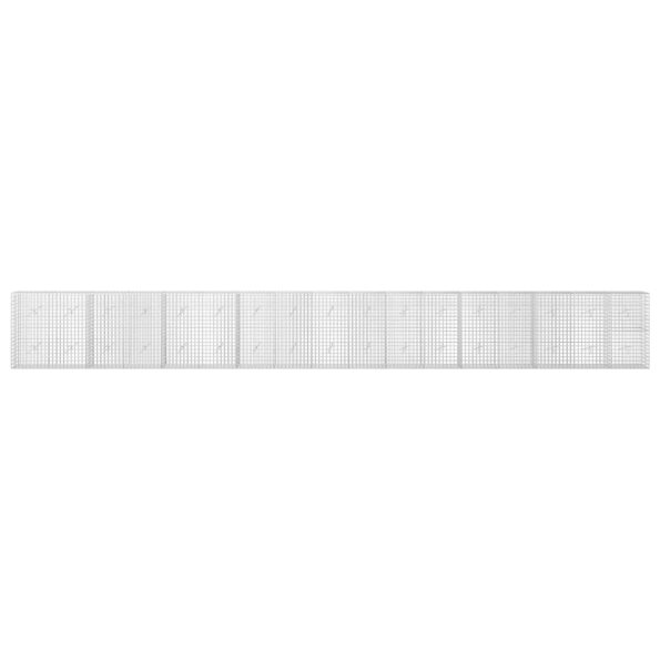 vidaXL Gabión s drôtom 5 mm a sieťou 5x5 cm 850x20x100 cm – Obrázok 3