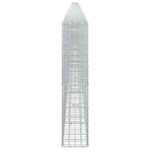 vidaXL Gabión s drôtom 5 mm a sieťou 5x5 cm 850x20x100 cm – Obrázok 4