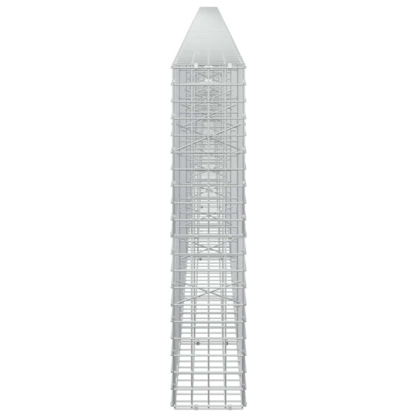 vidaXL Gabión s drôtom 5 mm a sieťou 5x5 cm 850x20x100 cm – Obrázok 4