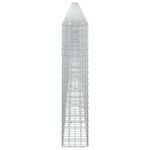 vidaXL Gabión s drôtom 5 mm a sieťou 5x5 cm 950x20x100 cm – Obrázok 4