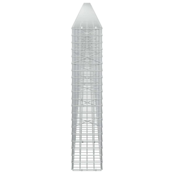 vidaXL Gabión s drôtom 5 mm a sieťou 5x5 cm 950x20x100 cm – Obrázok 4