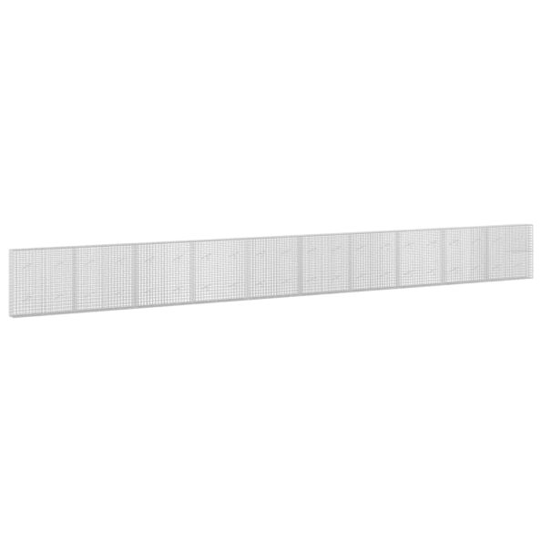 vidaXL Gabión s drôtom 5 mm a sieťou 5x5 cm 1000x20x100 cm – Obrázok 2