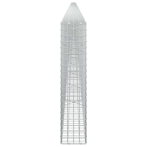 vidaXL Gabión s drôtom 5 mm a sieťou 5x5 cm 1200x20x100 cm – Obrázok 4