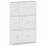 vidaXL Gabión s drôtom 5 mm a sieťou 5x5 cm 100x20x150 cm – Obrázok 2