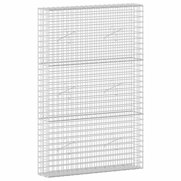 vidaXL Gabión s drôtom 5 mm a sieťou 5x5 cm 100x20x150 cm – Obrázok 2