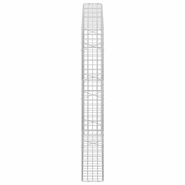 vidaXL Gabión s drôtom 5 mm a sieťou 5x5 cm 100x20x150 cm – Obrázok 4