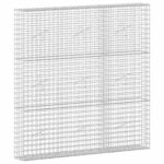 vidaXL Gabión s drôtom 5 mm a sieťou 5x5 cm 150x20x150 cm – Obrázok 2